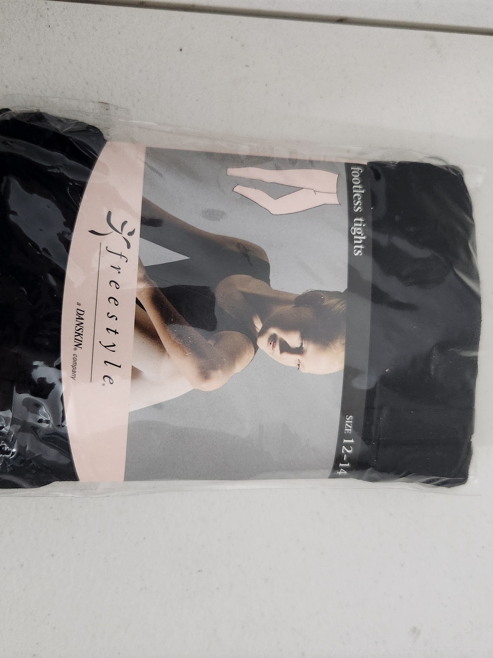 Freestyle Black Footless Tights